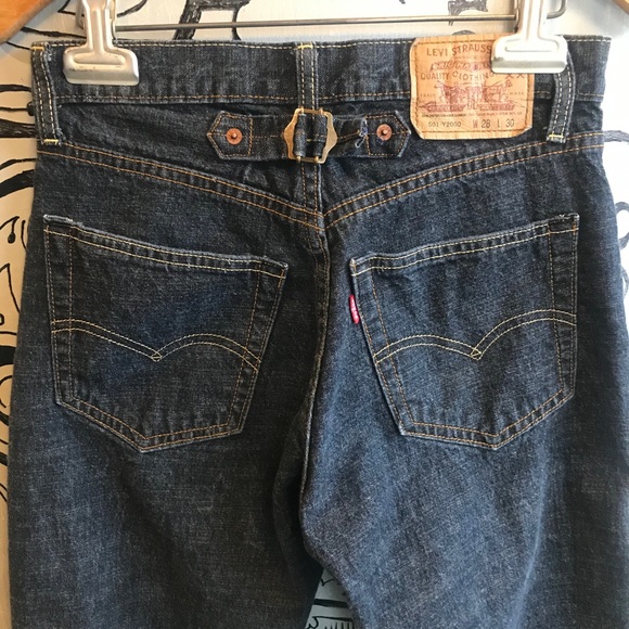 VERY RARE HTF Vintage Levi’s 501 Jeans w/ Buckle - Picture 4 of 15